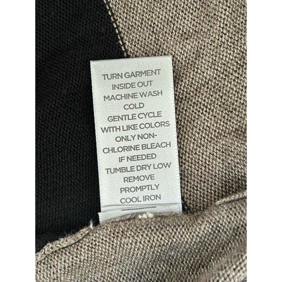 Avenue VIP Knits Open Front Long Sleeve Cardigan Sweater Women’s 18/20 Tan NWT - Picture 7 of 8